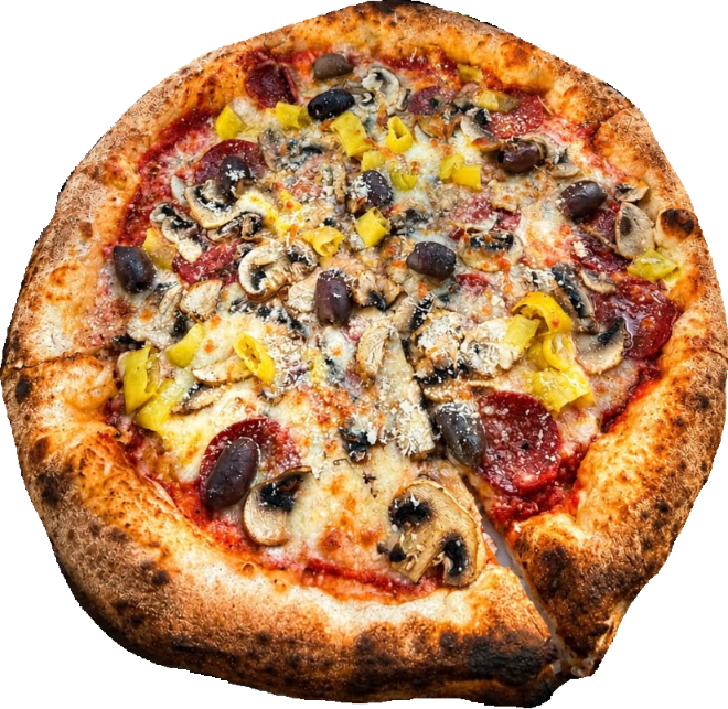 Pizza der Pizzeria Vini